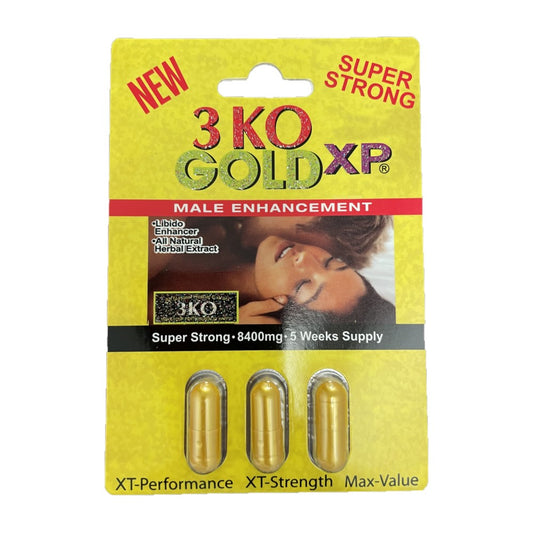 3KO Gold XP 6 Pill Pack