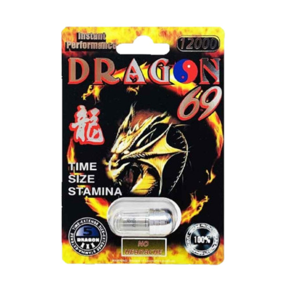 Dragon 69 12000 5 Pill Pack