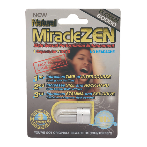 Miracle Zen Platinum 600000 5 Pill Pack
