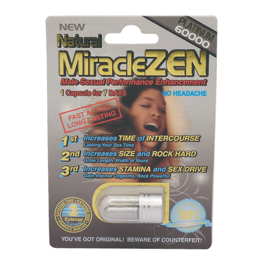 Miracle Zen Platinum 600000 5 Pill Pack