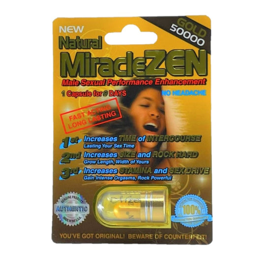 Miracle Zen Gold 50000 5 Pill Pack