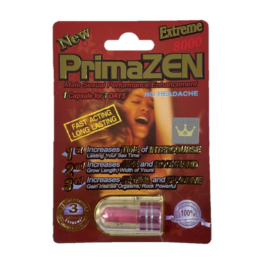 Prima Zen Extreme 8000 5 Pill Pack
