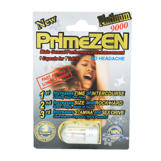 Prime Zen Platinum 9000 5 Pill Pack