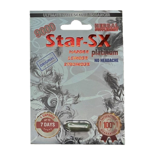 Star X Platinum 9000 5 Pill Pack