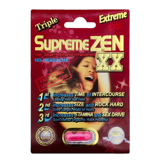 Supreme Zen XX Extreme 8700 2 Pill Pack