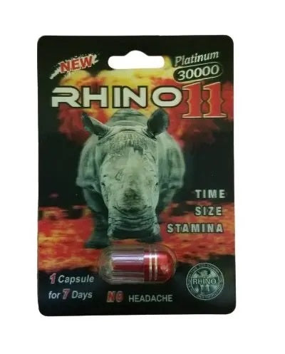 Rhino 11 30000 6 Pill Pack